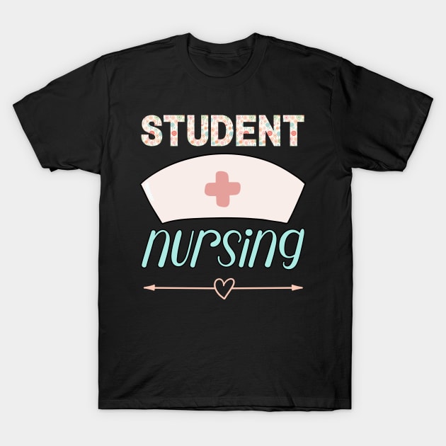 Pastel Nurse Students Nursing T-Shirt by LenaArt